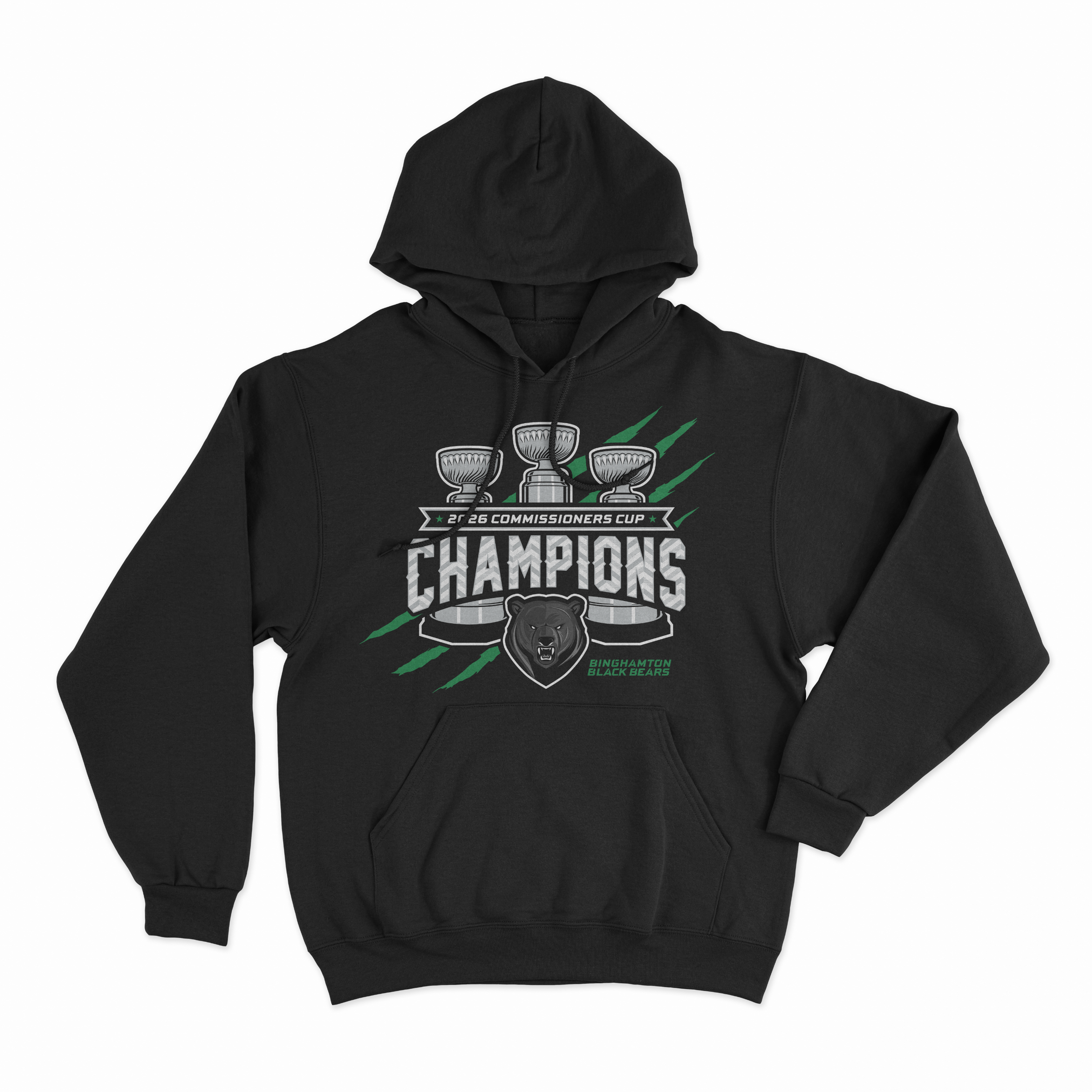 Black 2026 Championship Hoodie | Binghamton Black Bears